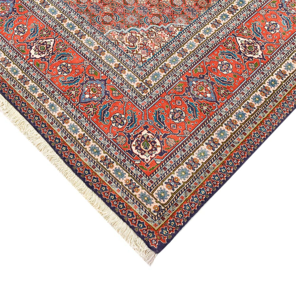 Tapis persan - Tabriz - 291 x 206 cm - rouge clair