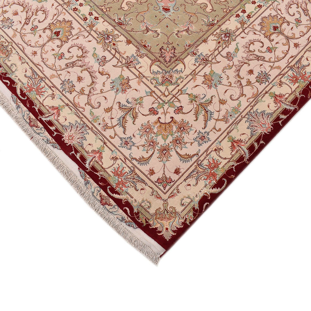 Tapis persan - Tabriz - Premium - 359 x 251 cm - rouge