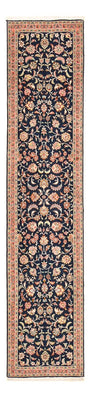 Tapis de couloir Tapis persan - Tabriz - Premium - 293 x 65 cm - bleu foncé