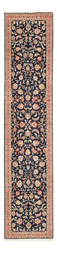 Tapis de couloir Tapis persan - Tabriz - Premium - 293 x 65 cm - bleu foncé