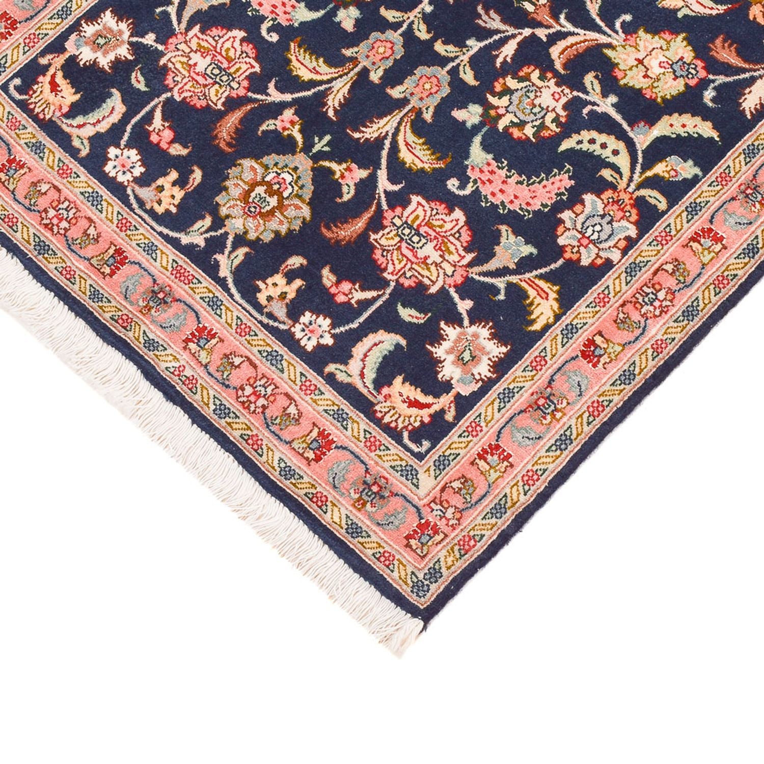 Tapis de couloir Tapis persan - Tabriz - Premium - 293 x 65 cm - bleu foncé
