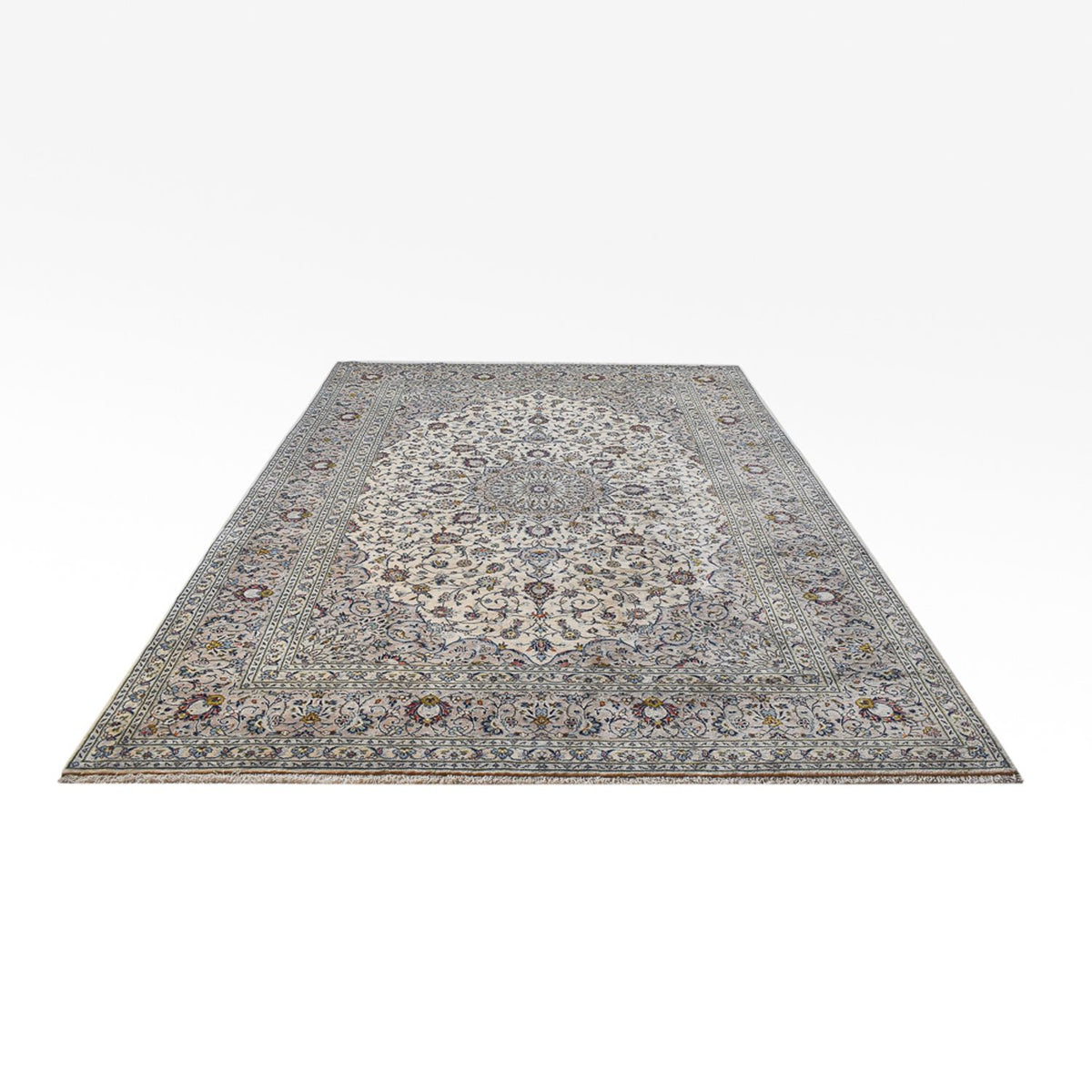 Tapis persan - Classique - Royal - 360 x 252 cm - gris