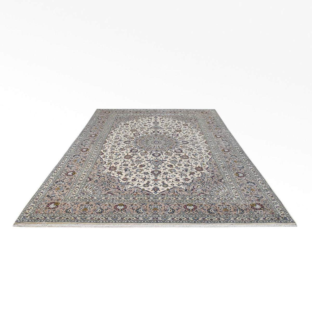 Tapis persan - Classique - Royal - 355 x 250 cm - gris