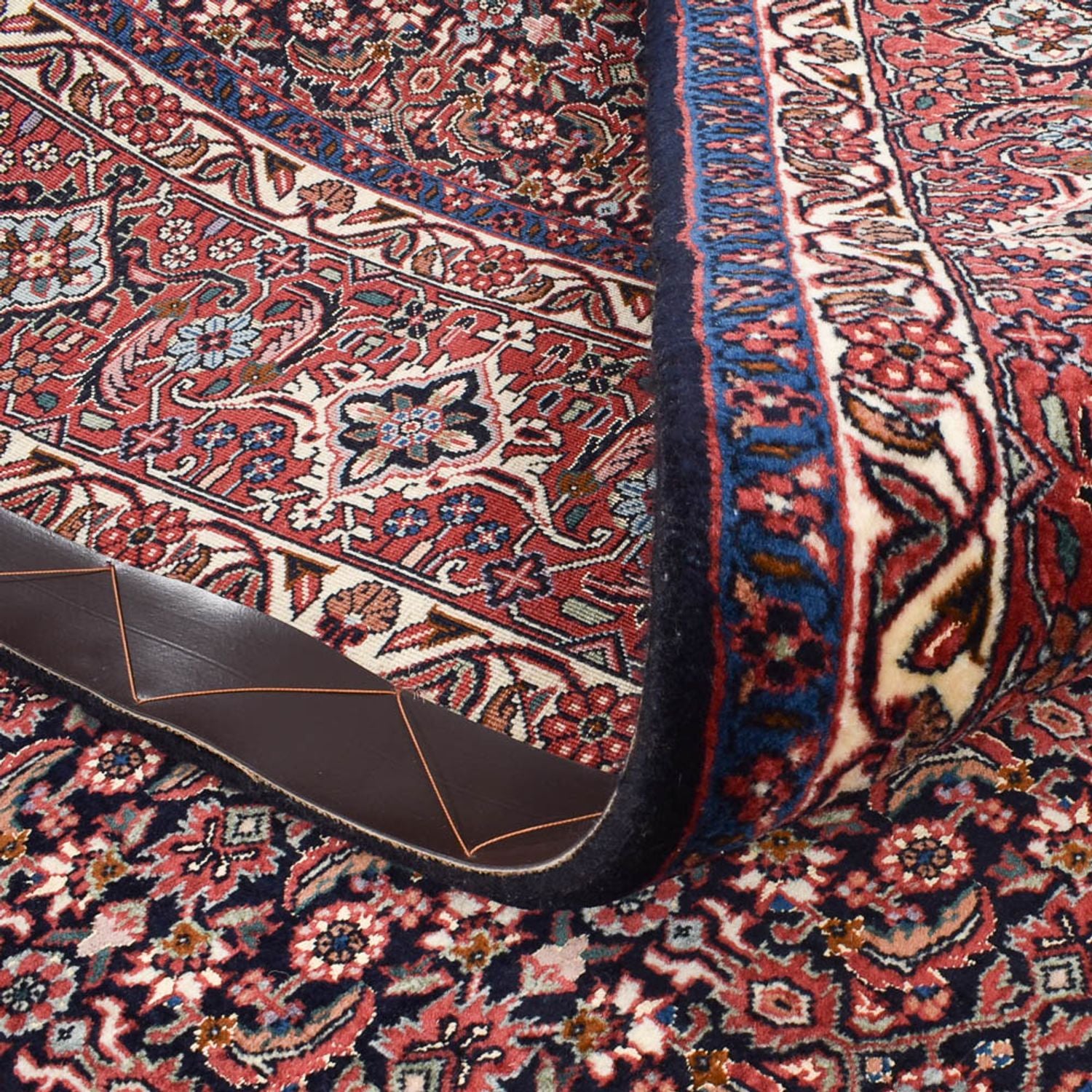 Tapis de couloir Tapis persan - Bidjar - 405 x 207 cm - rouille