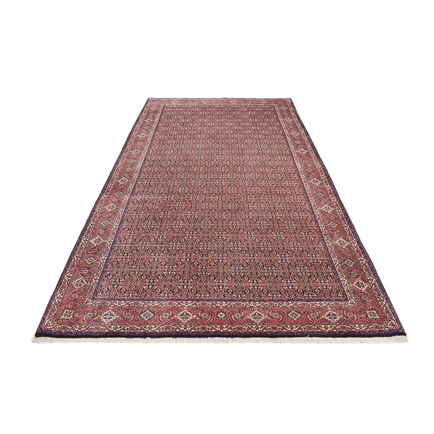 Tapis de couloir Tapis persan - Bidjar - 405 x 207 cm - rouille