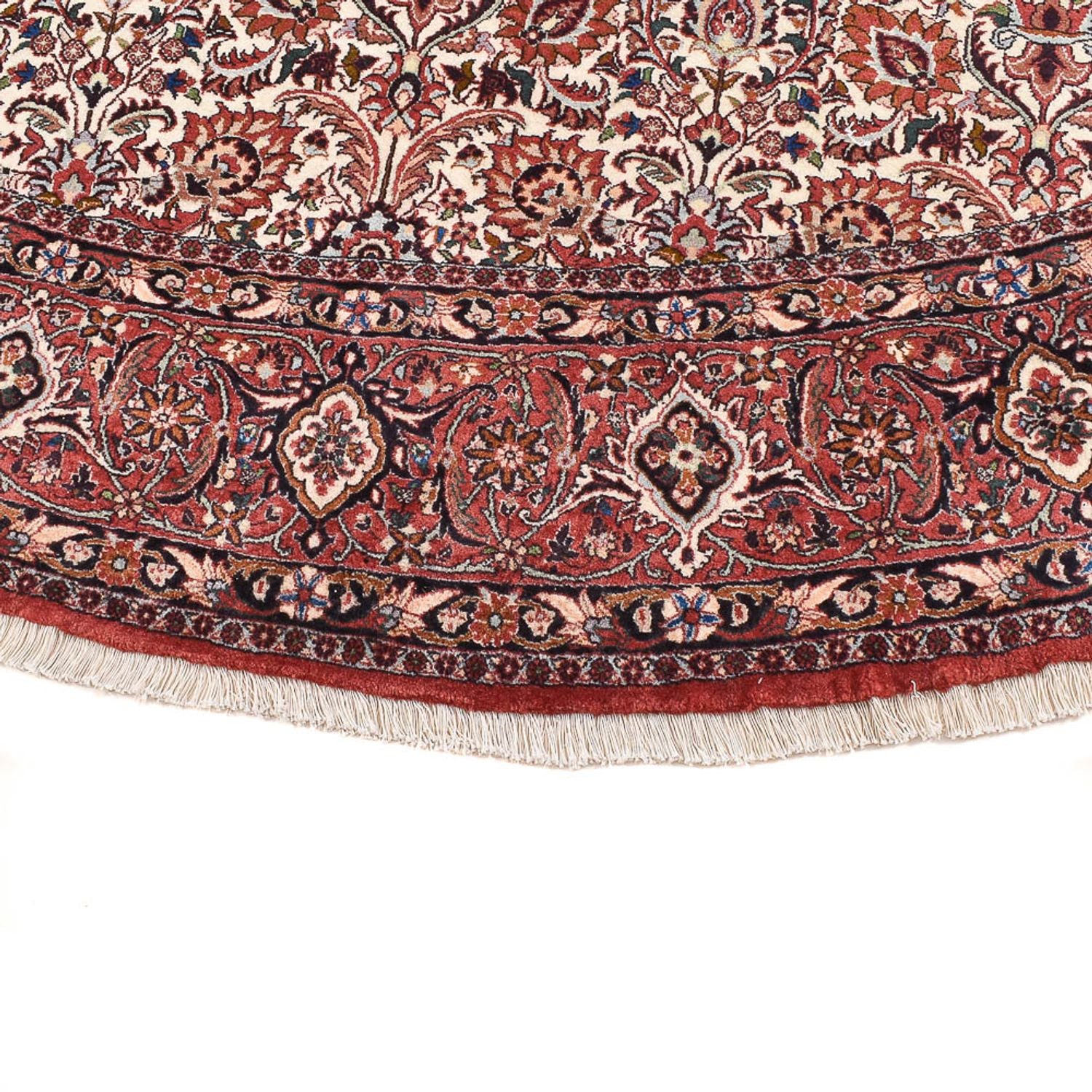 Tapis persan - Bidjar ronde  - 300 x 300 cm - rouille