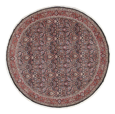 Tapis persan - Bidjar ronde  - 300 x 300 cm - rouge foncé