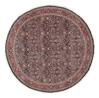 Tapis persan - Bidjar ronde  - 300 x 300 cm - rouge foncé