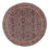 Tapis persan - Bidjar ronde  - 300 x 300 cm - rouge foncé