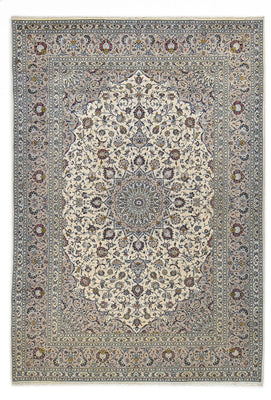 Tapis persan - Keshan - Royal - 352 x 245 cm - gris