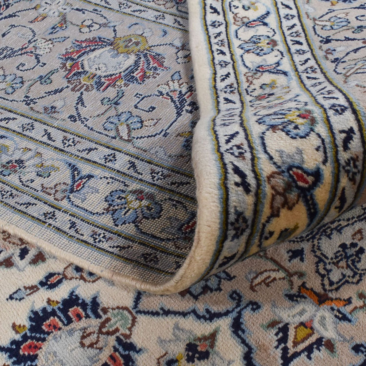 Tapis persan - Keshan - Royal - 352 x 245 cm - gris