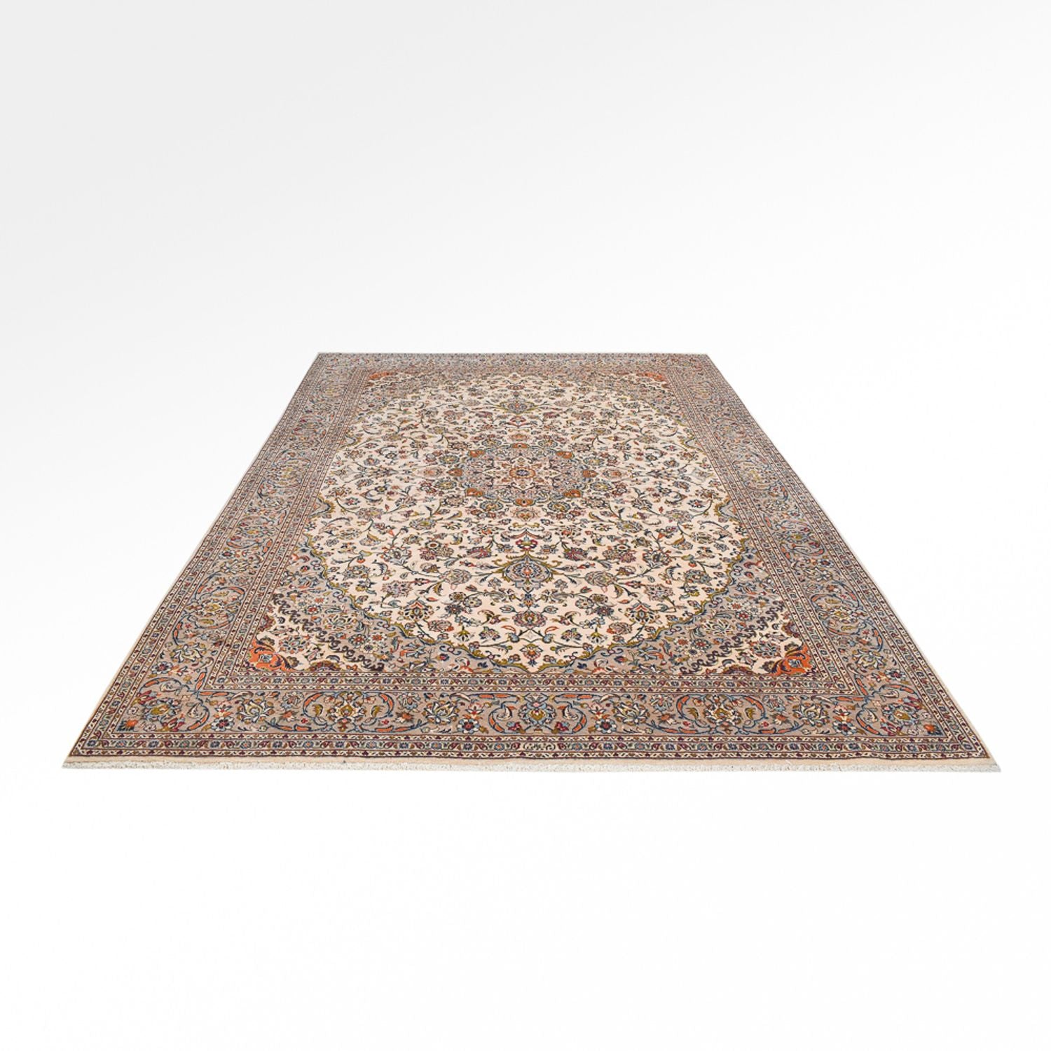 Tapis persan - Keshan - Royal - 353 x 254 cm - sable