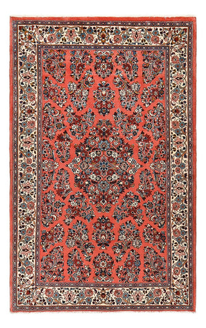 Tapis persan - Classique - 201 x 126 cm - rouge