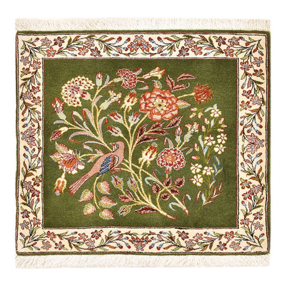 Tapis persan - Royal carré  - 60 x 60 cm - vert