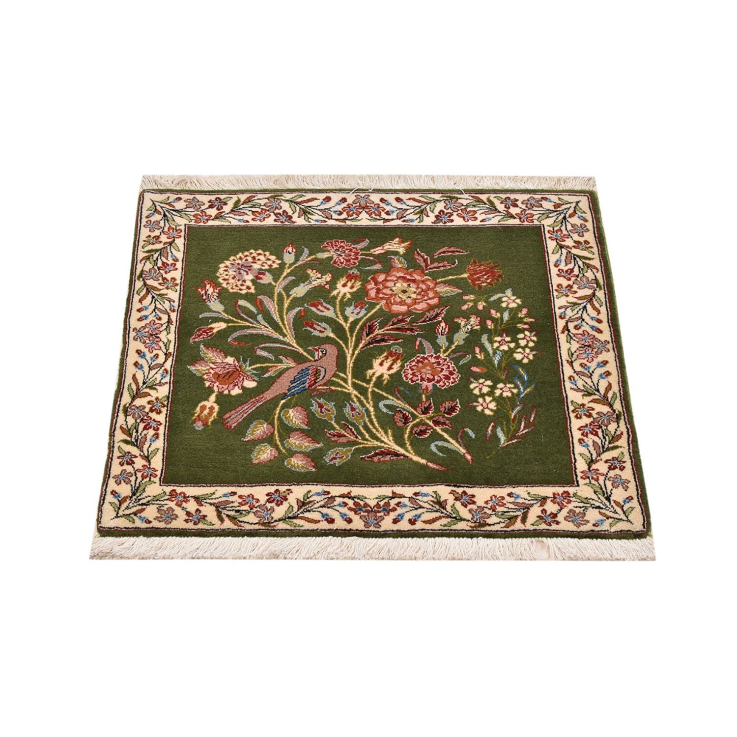 Tapis persan - Royal carré  - 60 x 60 cm - vert