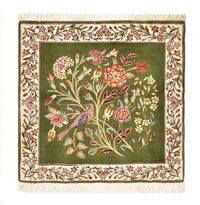 Tapis persan - Royal carré  - 60 x 60 cm - vert