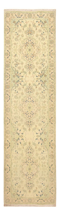 Tapis de couloir Tapis persan - Tabriz - Premium - 310 x 84 cm - sable