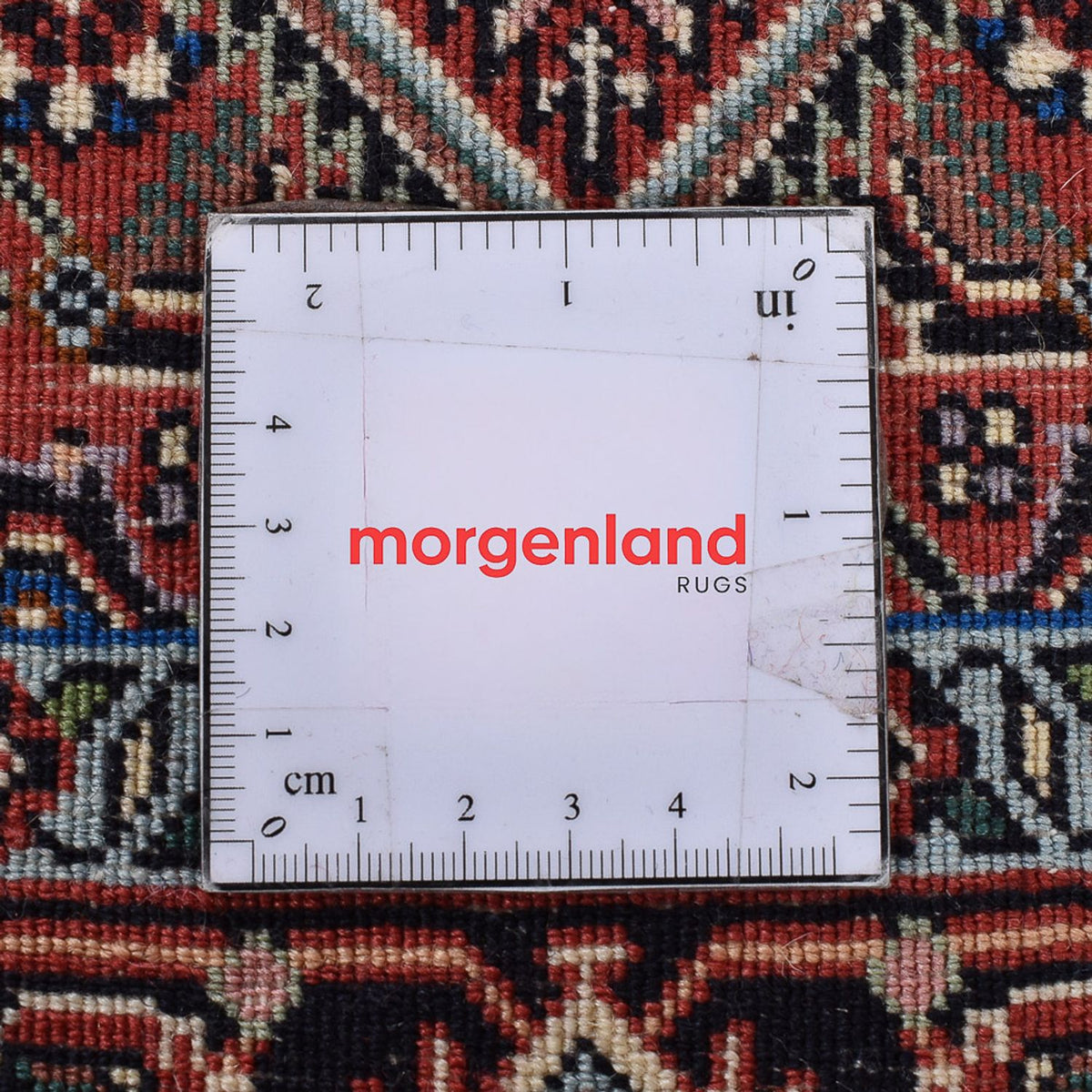 Tapis de couloir Tapis persan - Bidjar - 389 x 74 cm - marron