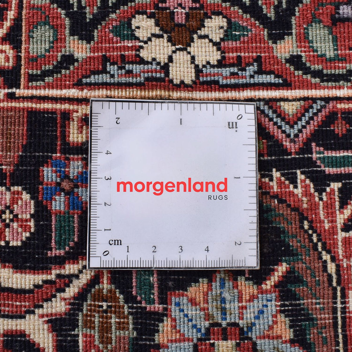 Tapis persan - Bidjar - 351 x 251 cm - rouge clair