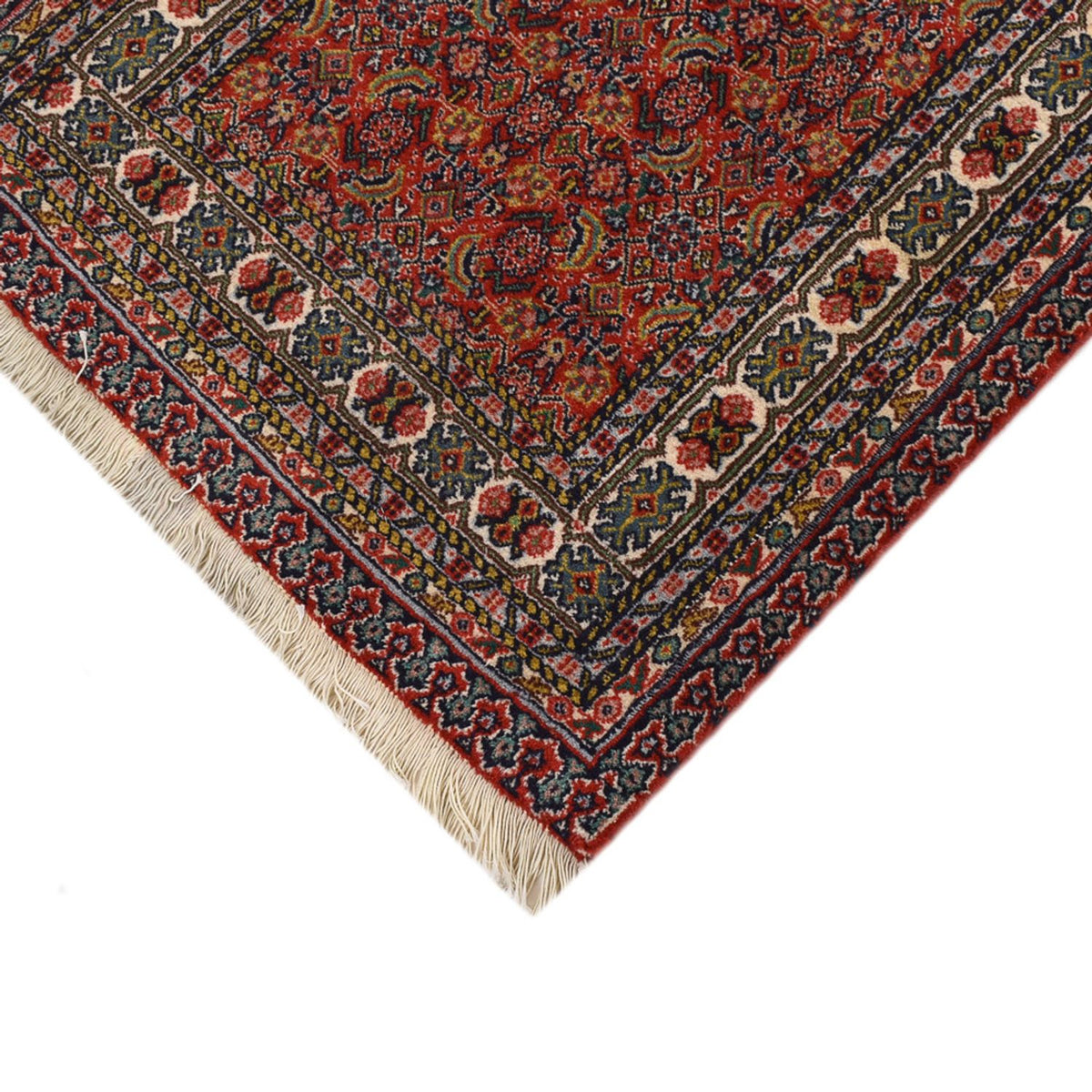 Tapis de couloir Tapis persan - Tabriz - 380 x 70 cm - rouille