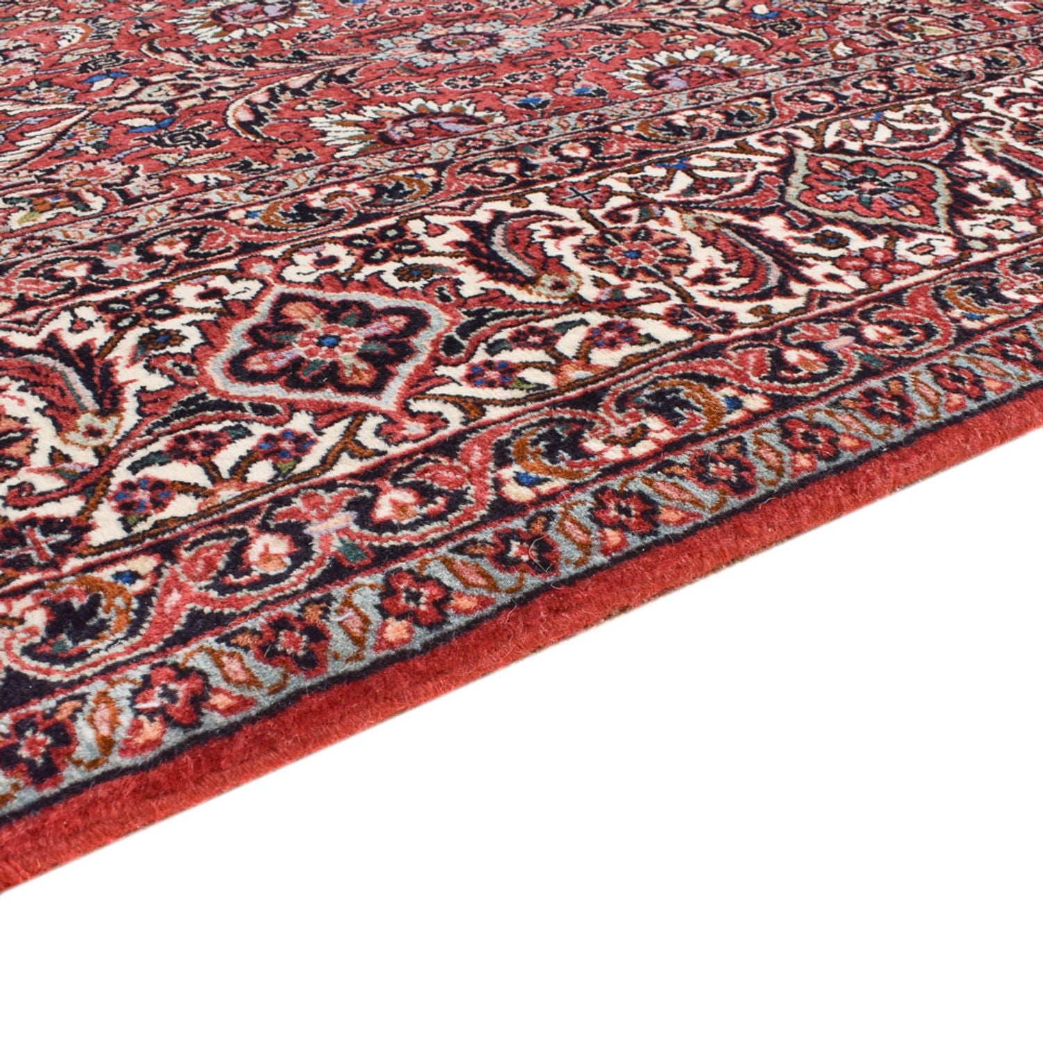Tapis de couloir Tapis persan - Bidjar - 400 x 209 cm - rouille