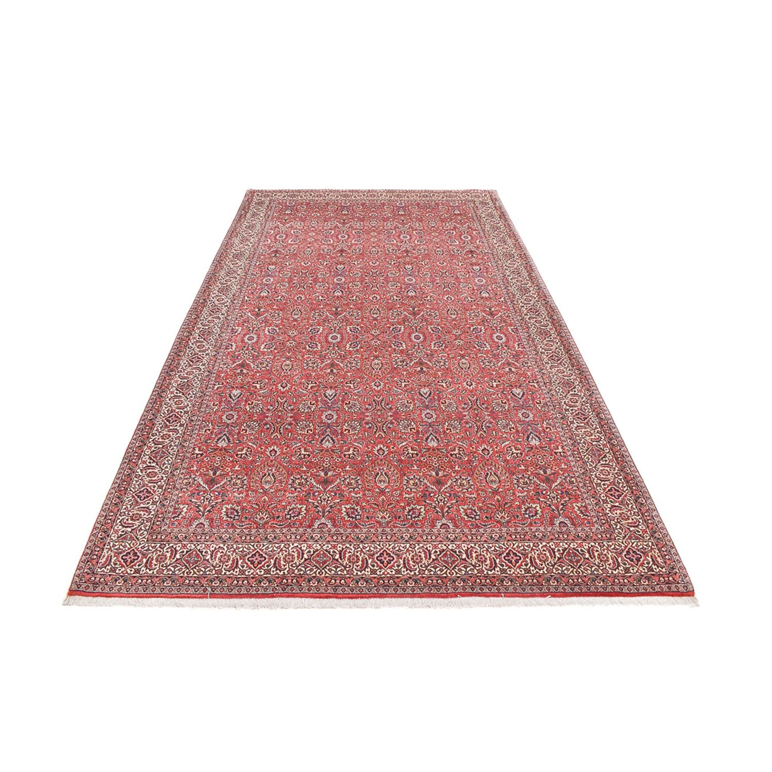 Tapis de couloir Tapis persan - Bidjar - 400 x 209 cm - rouille