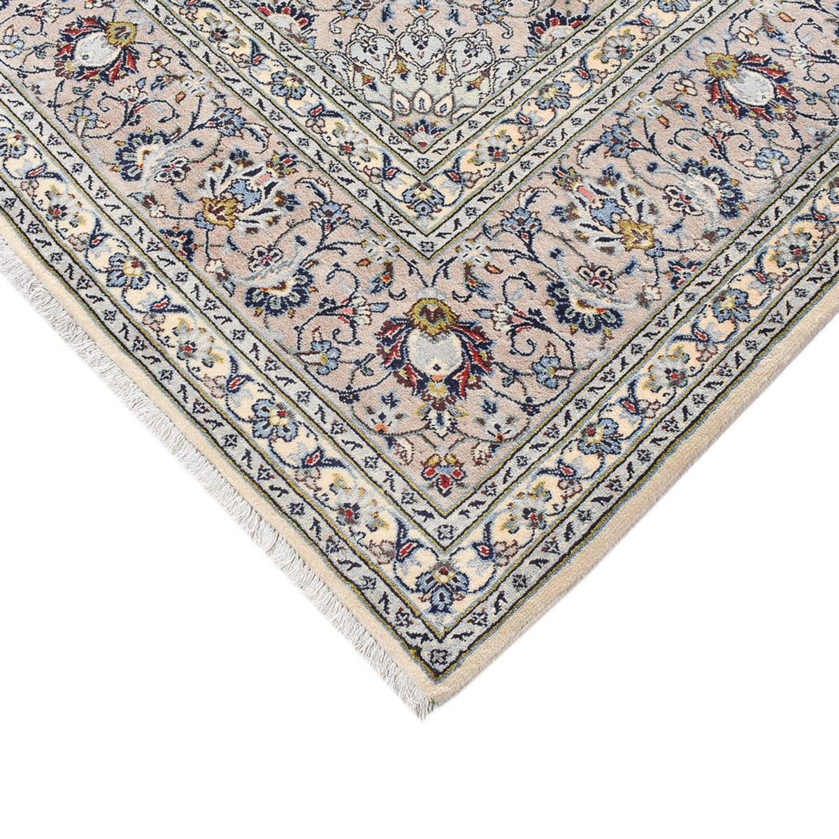 Tapis persan - Keshan - Royal - 347 x 250 cm - gris
