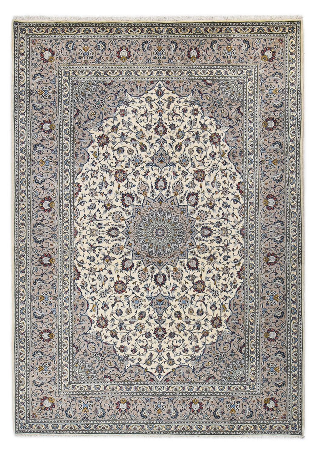 Tapis persan - Keshan - Royal - 352 x 250 cm - gris