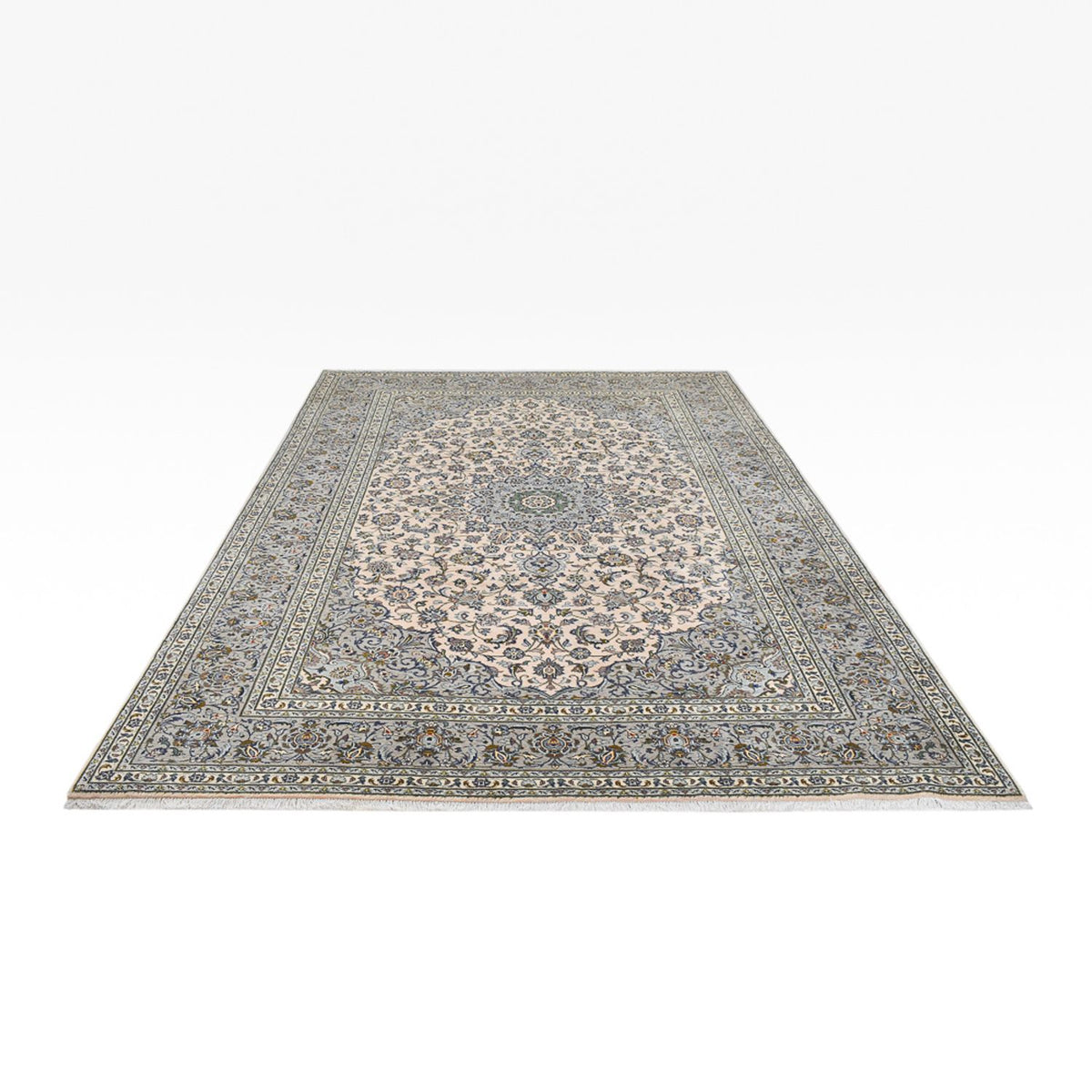 Tapis persan - Keshan - Royal - 347 x 248 cm - gris