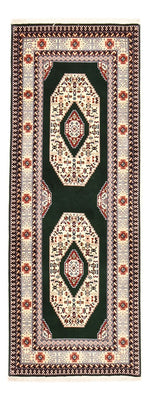 Tapis de couloir Tapis persan - Tabriz - Royal - 202 x 74 cm - bleu foncé