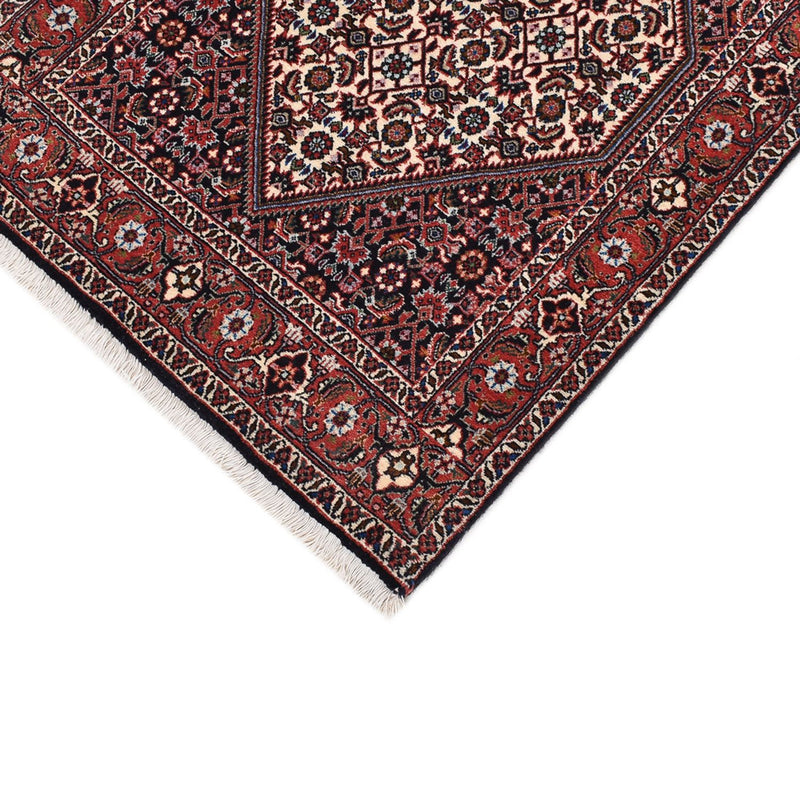 Tapis de couloir Tapis persan - Bidjar - 394 x 73 cm - marron