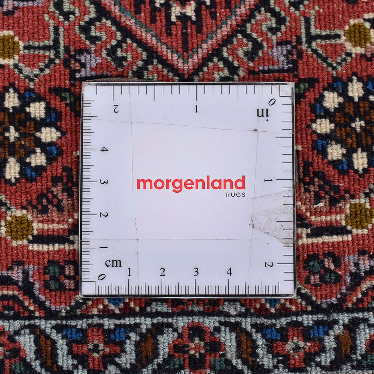 Tapis de couloir Tapis persan - Bidjar - 400 x 74 cm - marron