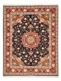 Tapis persan - Tabriz - Royal - 200 x 153 cm - bleu foncé