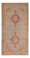 Tapis de Tabriz - 50 rangs Tapis 202x400cm - Tapis persan - Tapis de couloir / Rouge clair / 202 x 400 cm Tapis de couloir