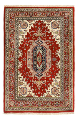 Tapis persan - Ghom - Royal - 204 x 137 cm - rouge