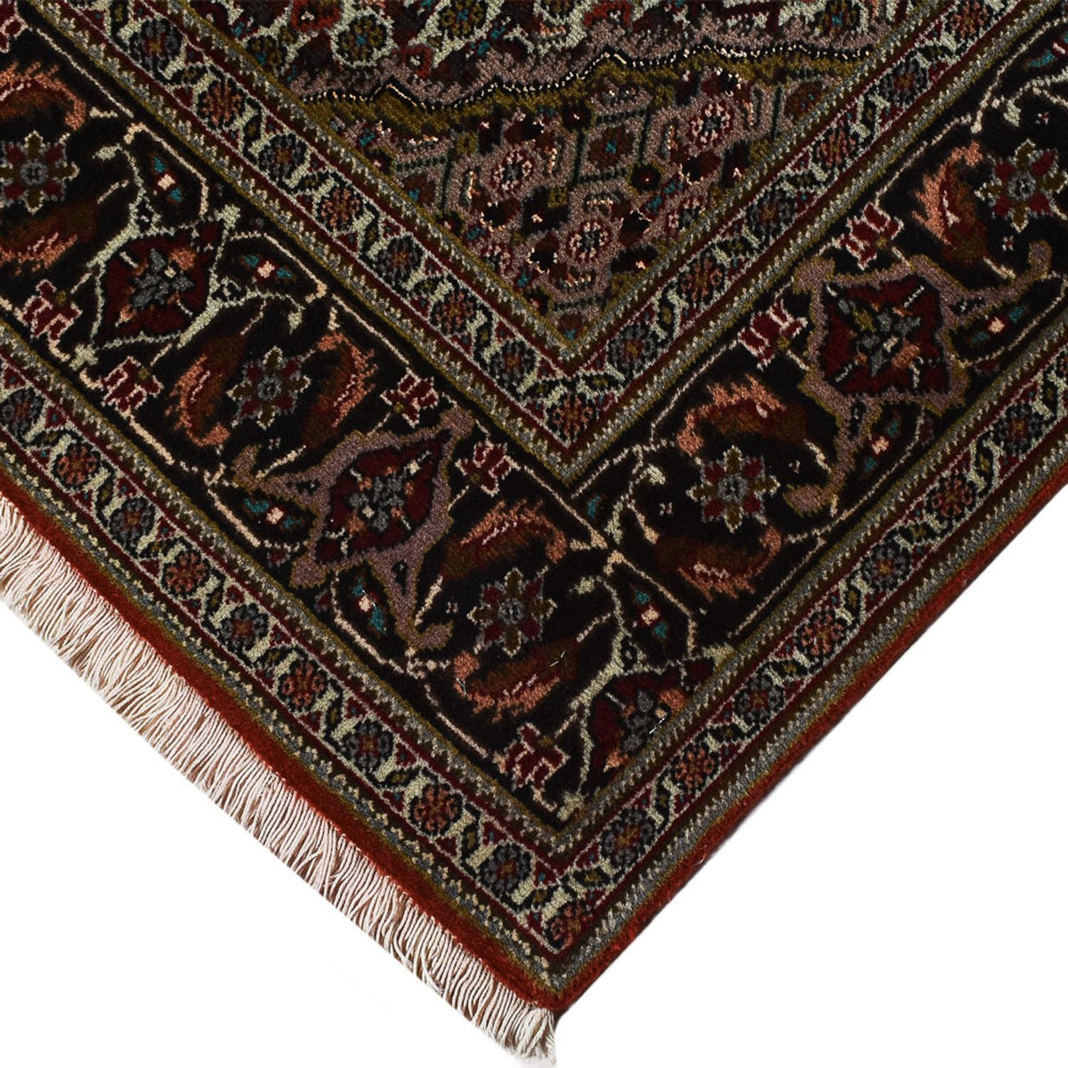 Tapis persan - Tabriz - Royal - 203 x 150 cm - rouge foncé