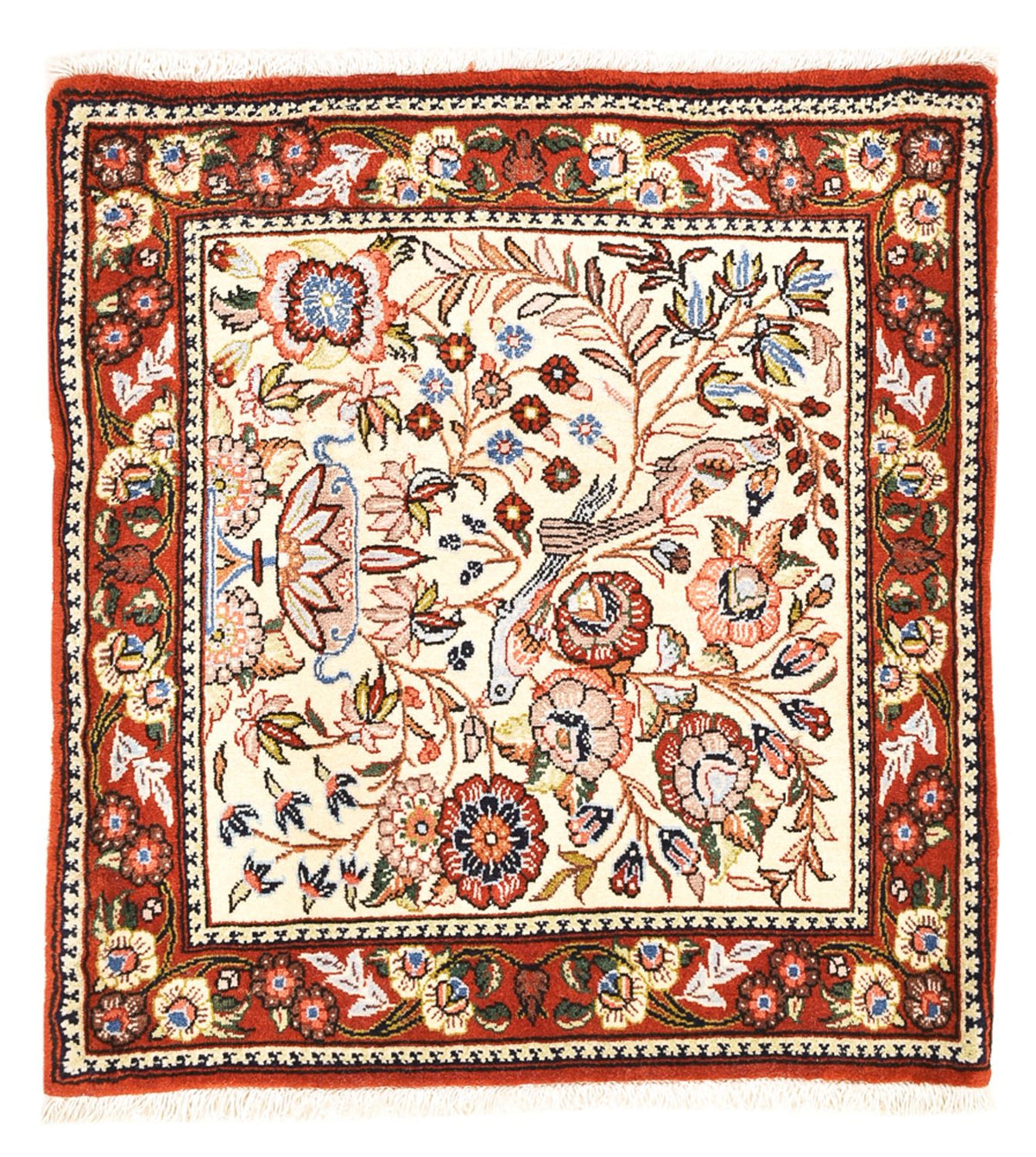 Tapis persan - Classique - 76 x 70 cm - multicolore