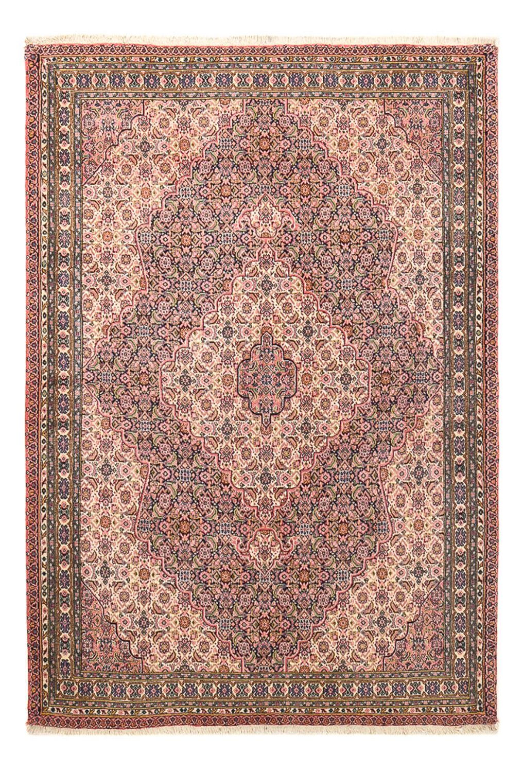 Tapis persan - Tabriz - 227 x 158 cm - rouge clair
