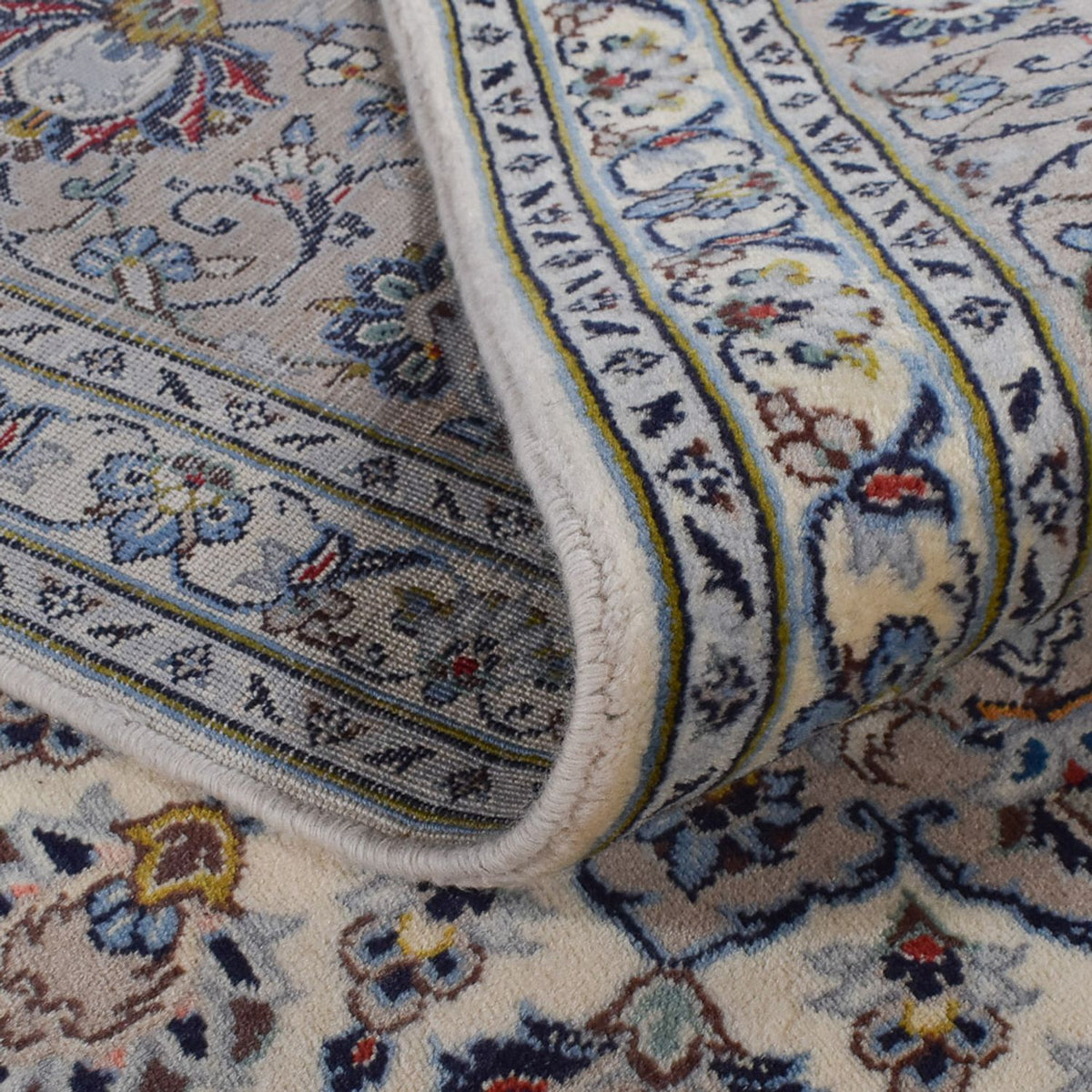 Tapis persan - Keshan - Royal - 350 x 246 cm - gris