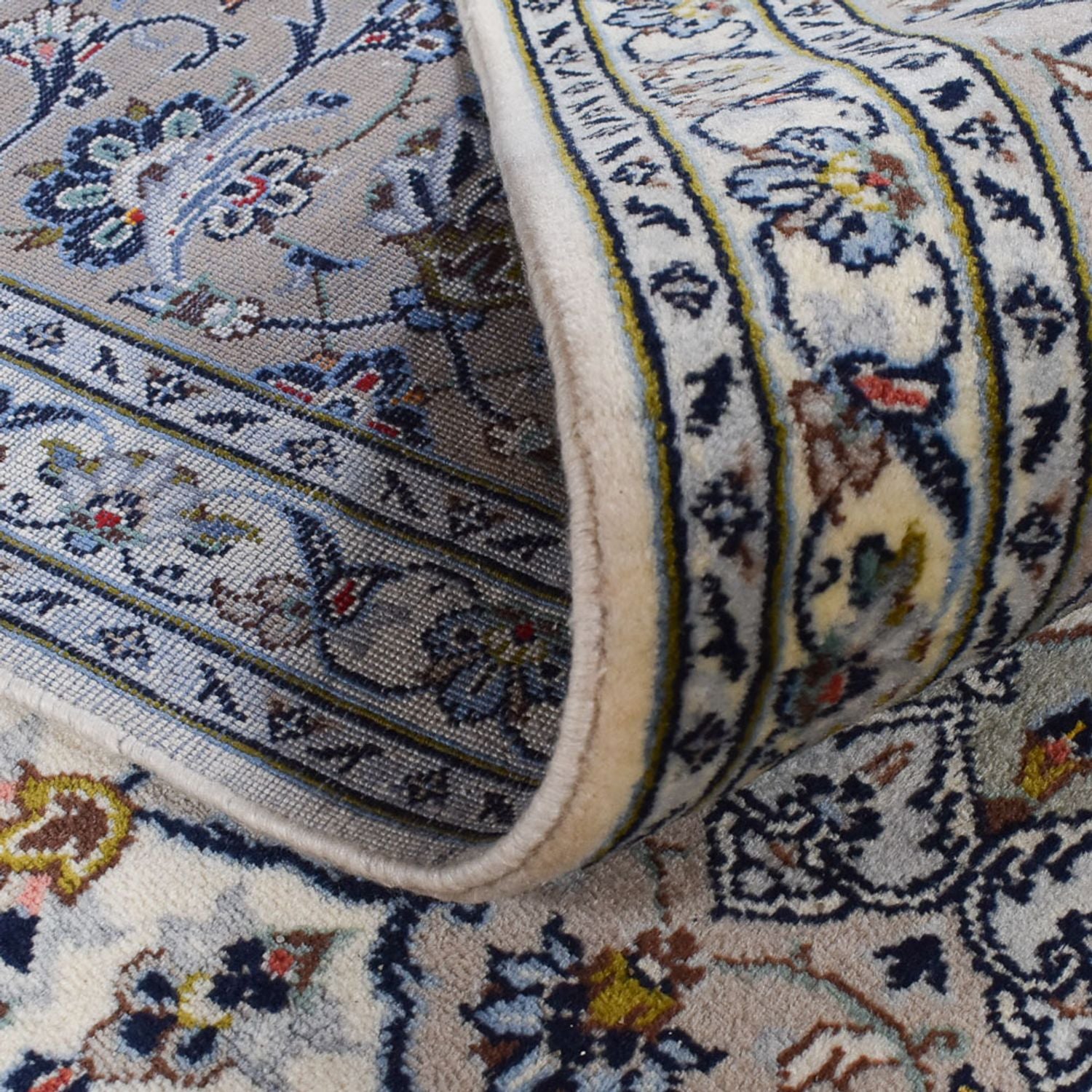Tapis persan - Keshan - Royal - 335 x 247 cm - gris