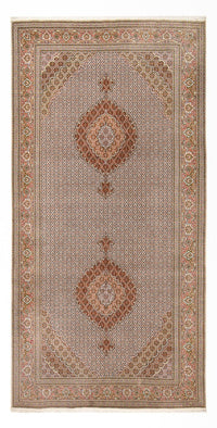 Tapis de couloir Tapis persan - Tabriz - Royal - 397 x 197 cm - rouille