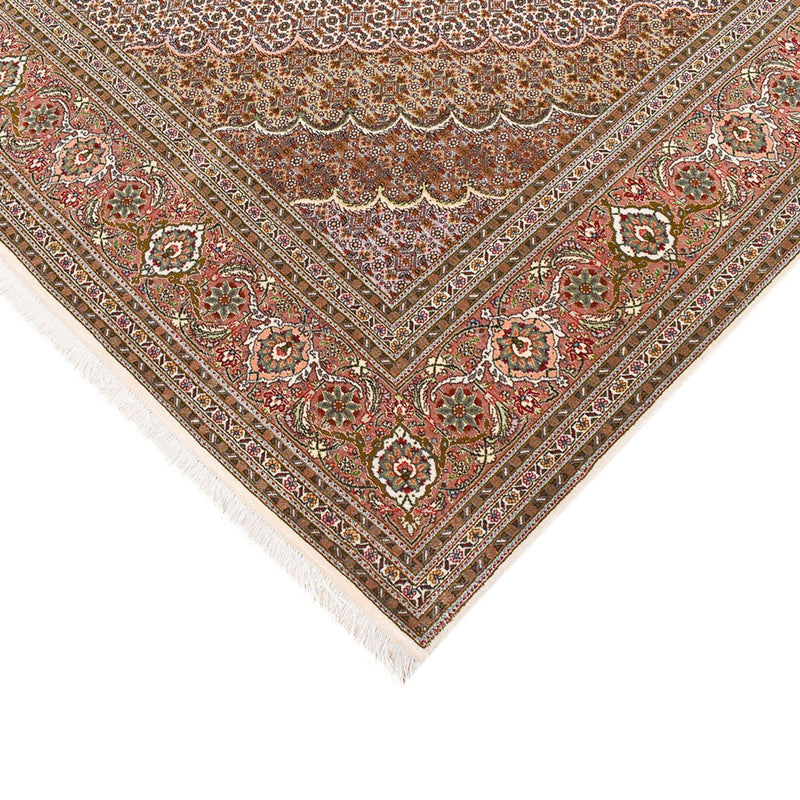 Tapis de couloir Tapis persan - Tabriz - Royal - 397 x 197 cm - rouille