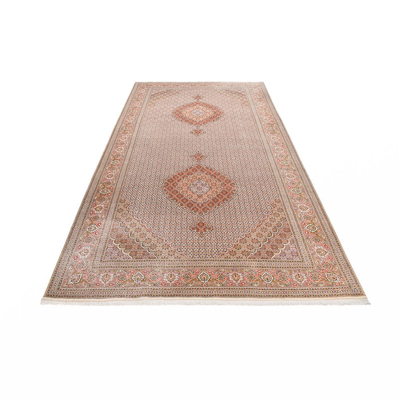Tapis de couloir Tapis persan - Tabriz - Royal - 397 x 197 cm - rouille