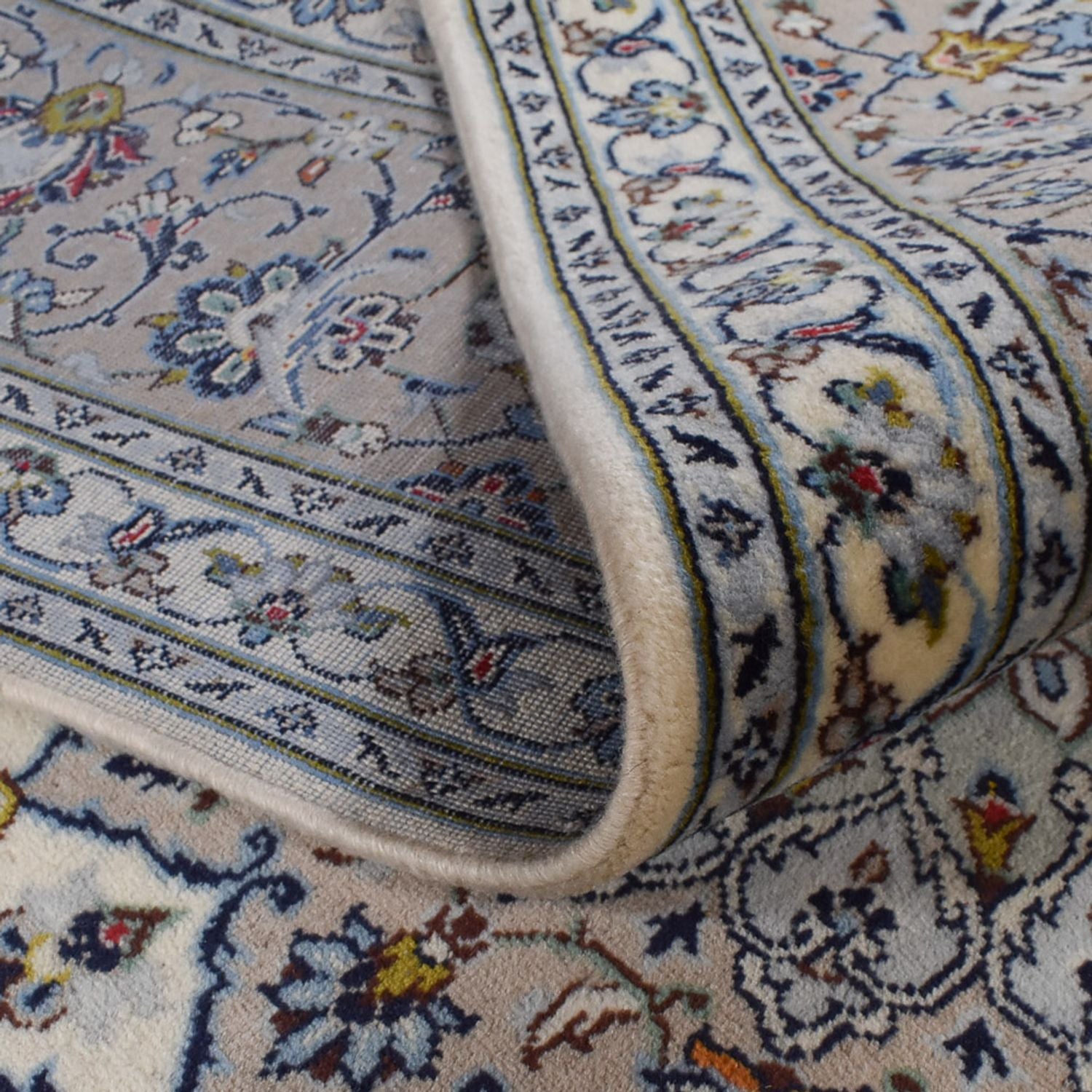 Tapis persan - Keshan - Royal - 349 x 250 cm - gris