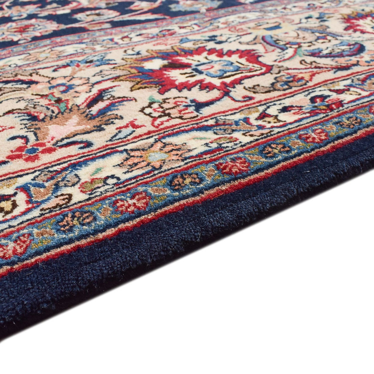 Tapis persan - Classique - 348 x 243 cm - bleu foncé