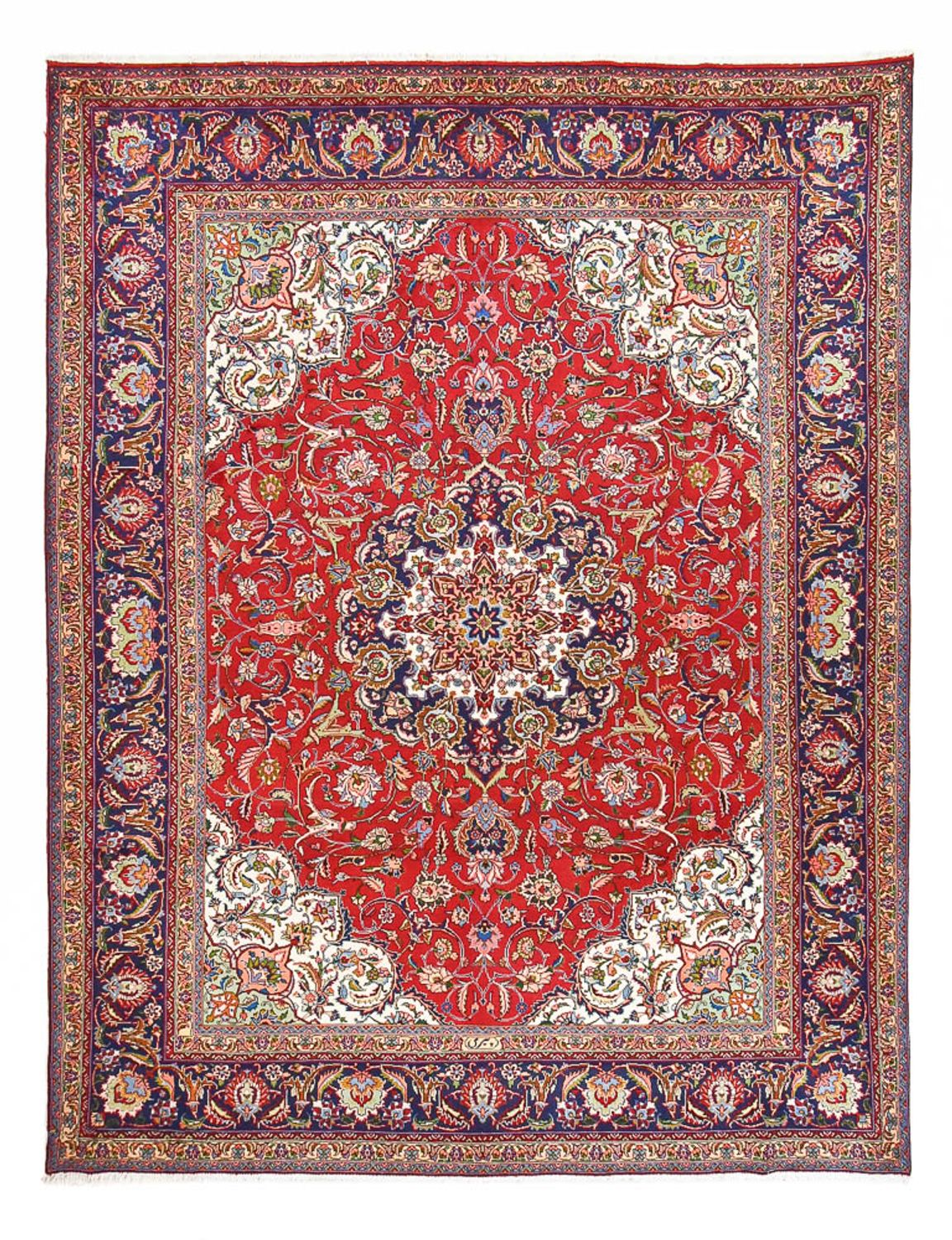 Tapis persan - Tabriz - Royal - 390 x 298 cm - rouge