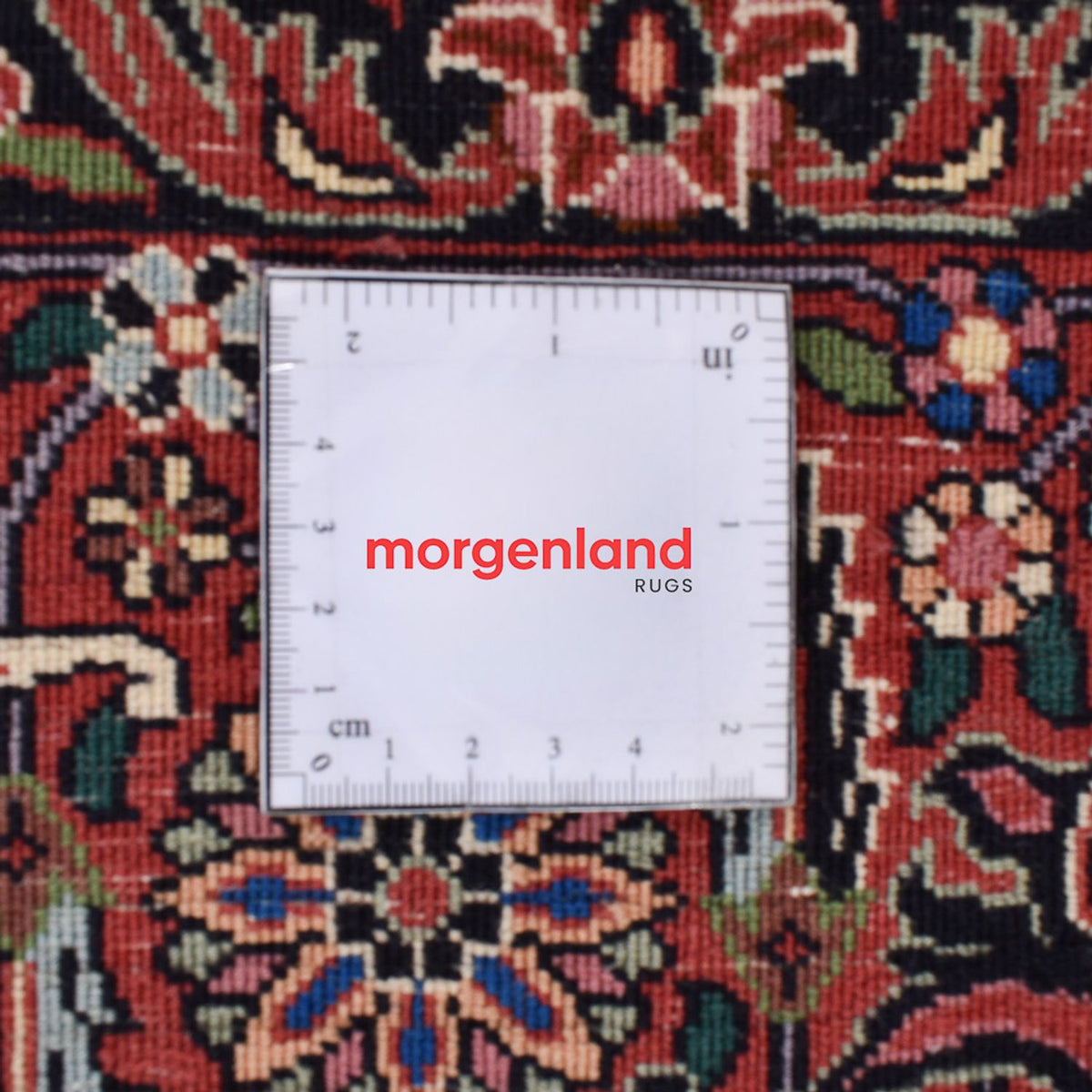 Tapis persan - Bidjar - 348 x 255 cm - rouge clair