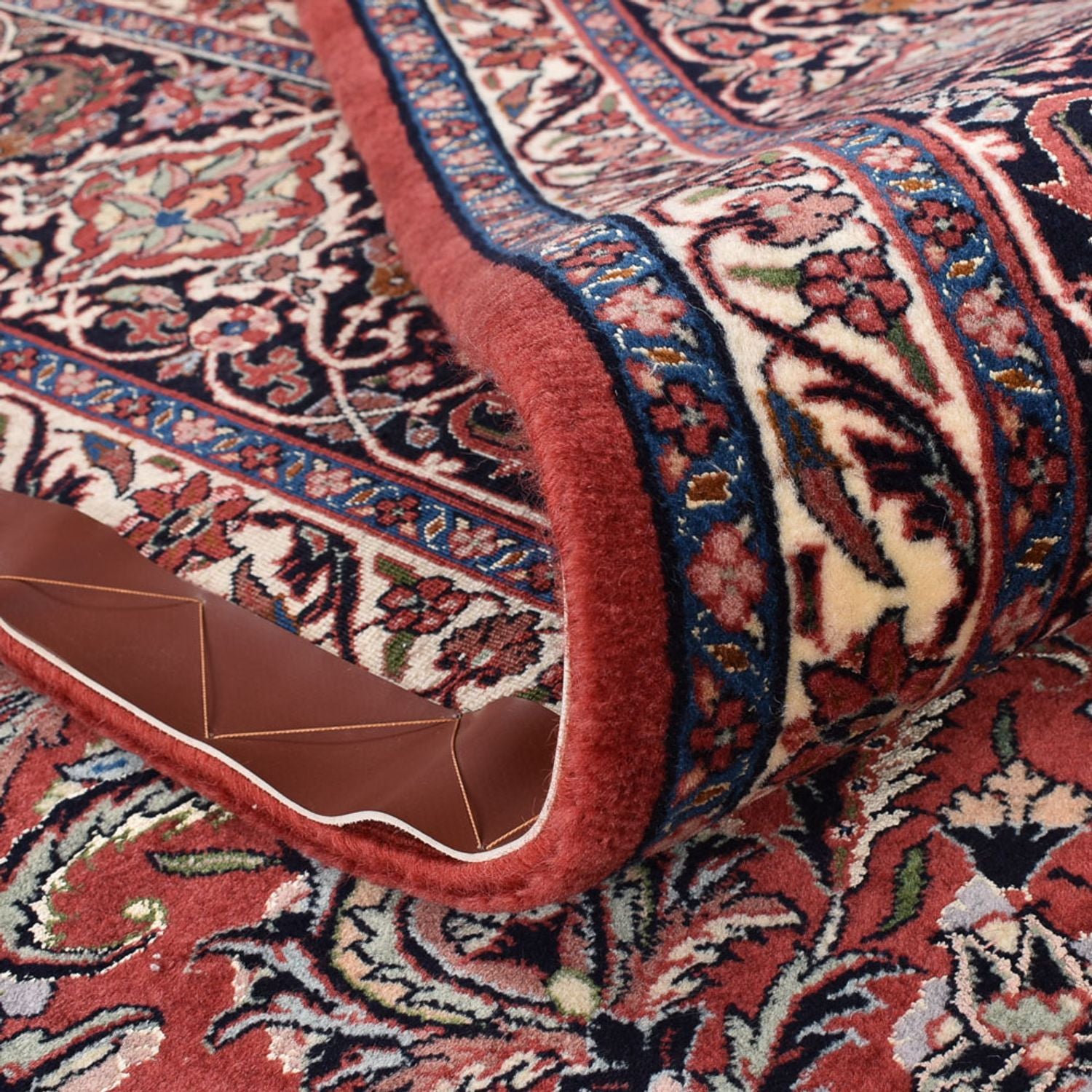 Tapis persan - Bidjar - 397 x 307 cm - rouge clair