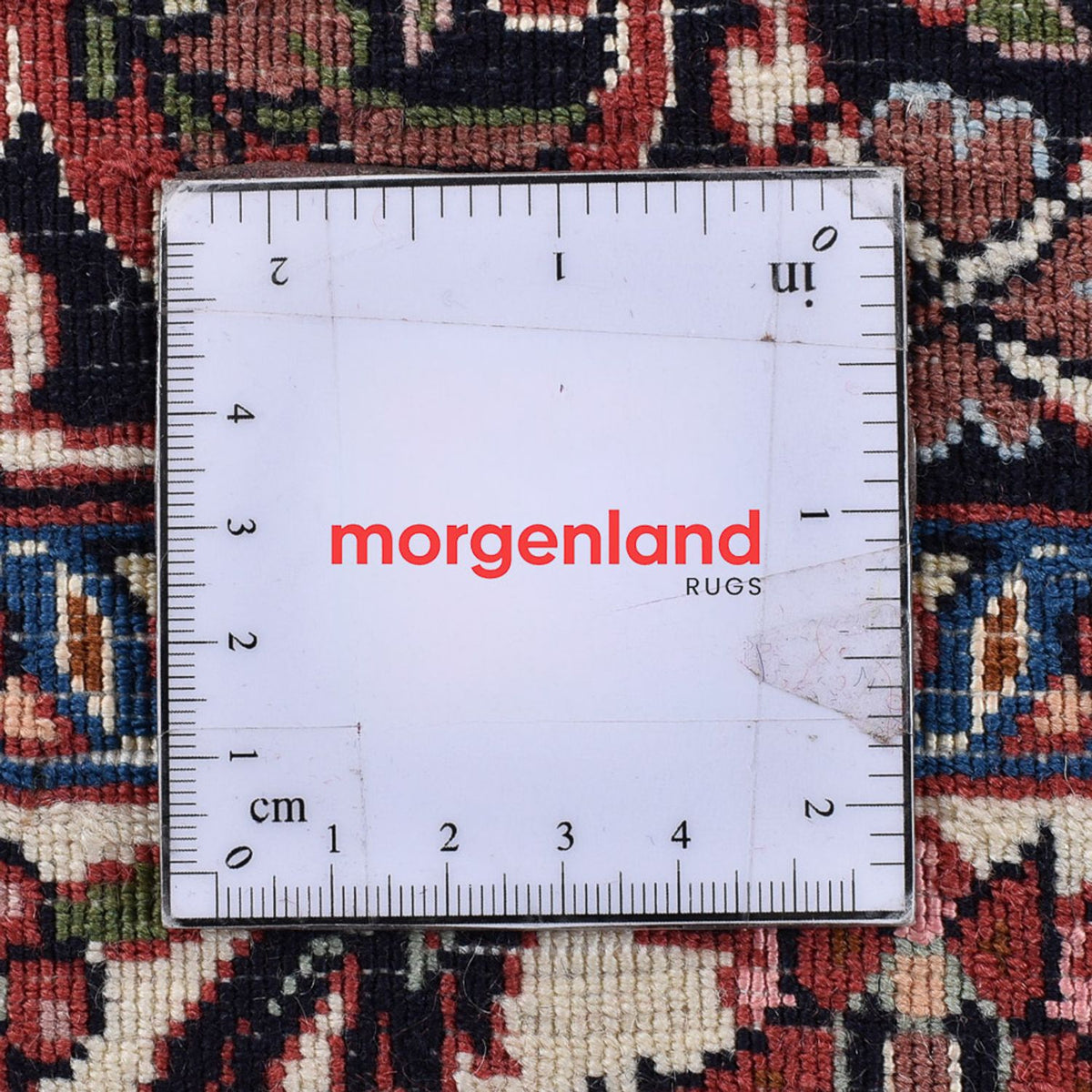 Tapis persan - Bidjar - 397 x 307 cm - rouge clair