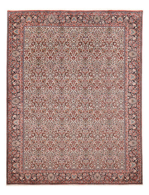 Tapis persan - Bidjar - 340 x 258 cm - rouge clair
